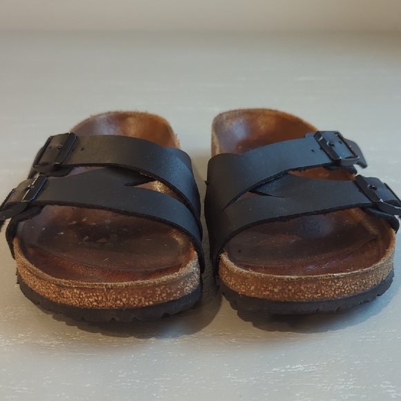 Birkenstock Women’s Yao Sandal Black Birko-Flor size 39 - Picture 5 of 10